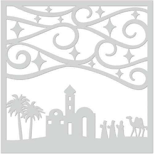 Hero Arts - Stencil Square: SA172 Nativity