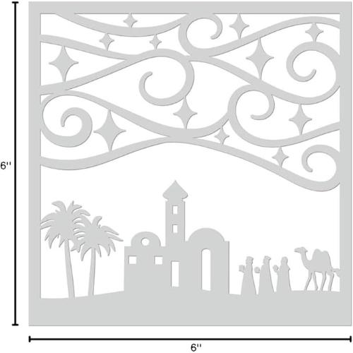 Hero Arts - Stencil Square: SA172 Nativity