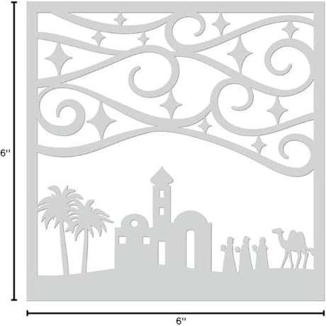 Hero Arts - Stencil Square: SA172 Nativity