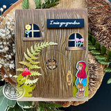 Hero Arts - Bold Prints Cling Stamp: CG856 Woodgrain