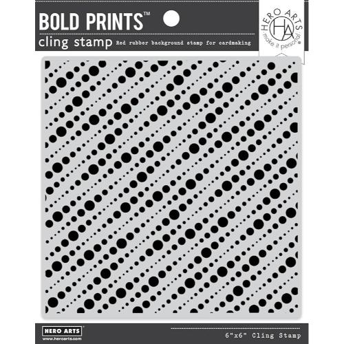 Hero Arts - Bold Prints Cling Stamp: CG859 String Dots