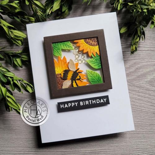 Hero Arts - Fanccy Looking Glass: DF017 Circle and Square Frames