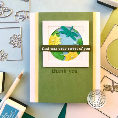 Hero Arts - Fanccy Looking Glass: DF017 Circle and Square Frames