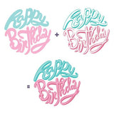 Hero Arts - Color Layering: CM598 Happy Birthday