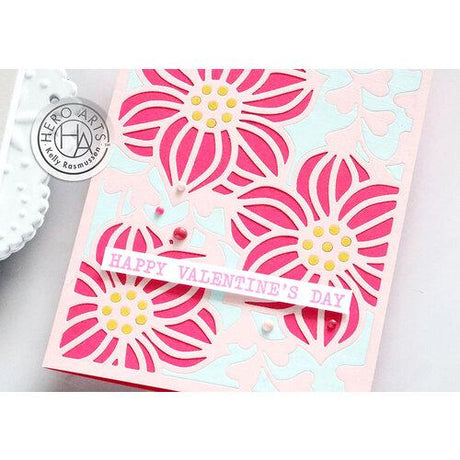 Hero Arts - Fancy Dies:DF027 Hearts & Blossoms Cover Plate