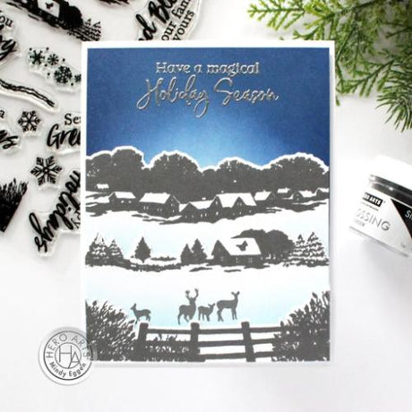 Hero Arts - Stamp Bundle: SB335 Winter Scenics
