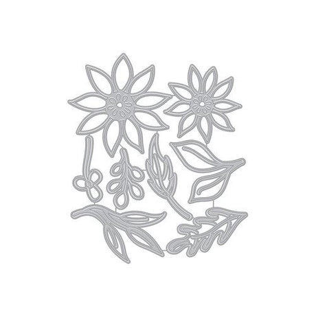 Hero Arts - Fancy Dies: DF083 Foliage & Flowers