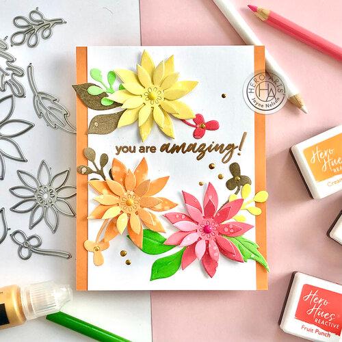 Hero Arts - Fancy Dies: DF083 Foliage & Flowers