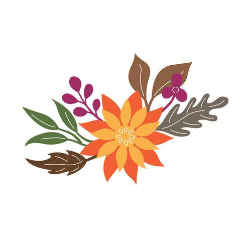 Hero Arts - Fancy Dies: DF083 Foliage & Flowers