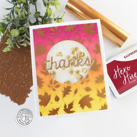 Hero Arts - Hot Foil Plate: HF107 Fall Leaves