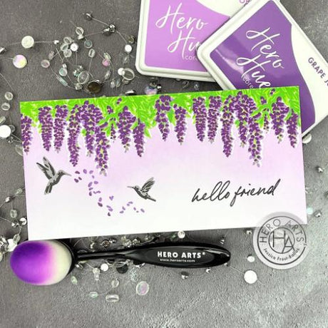 Hero Arts - Stamp Bundle: SB352 Wisteria