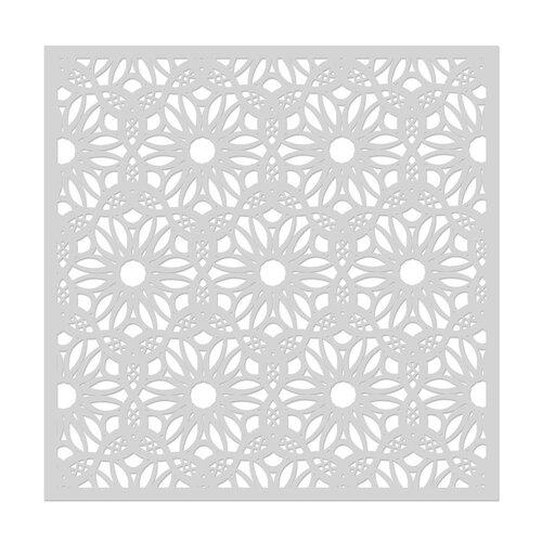Hero Arts - Stencil Square: SA227 Lacy Floral Stencil