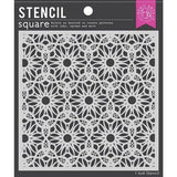 Hero Arts - Stencil Square: SA227 Lacy Floral Stencil