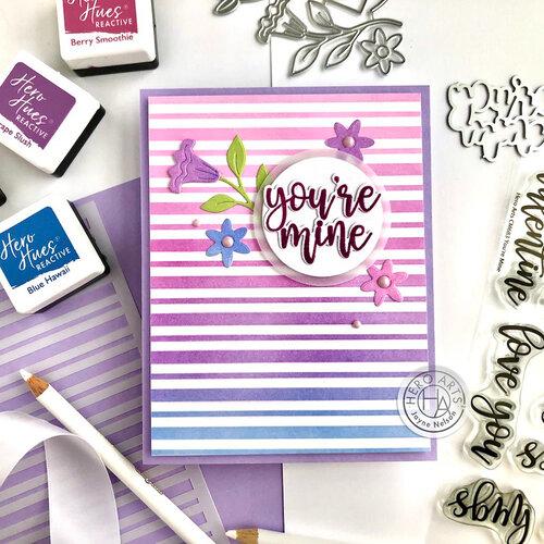 Hero Arts - Stencil Square - Stripe Stencil SA229