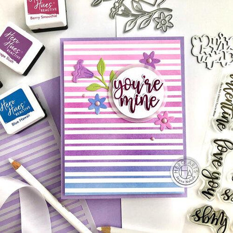 Hero Arts - Stencil Square - Stripe Stencil SA229