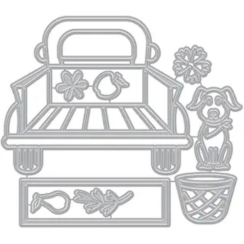 Hero Arts - Fancy Dies: DF120 Farmers Market Truck