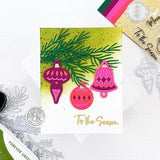 Hero Arts - Fancy Dies - Gold Trim Ornaments DF139