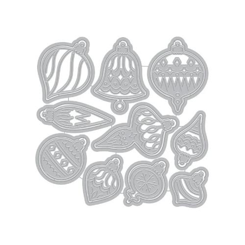 Hero Arts - Fancy Dies - Gold Trim Ornaments DF139