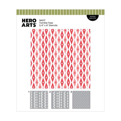 Hero Arts Twinkle Toes Layering Stencils