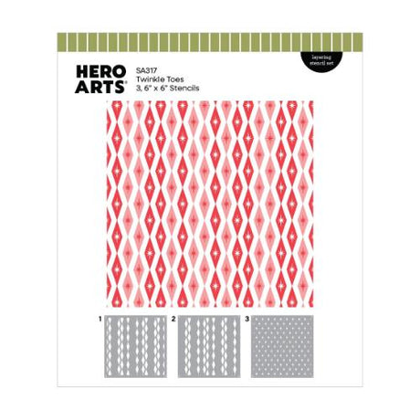 Hero Arts Twinkle Toes Layering Stencils