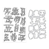 Hero Arts Very Merry Wishes Stamp & Cut