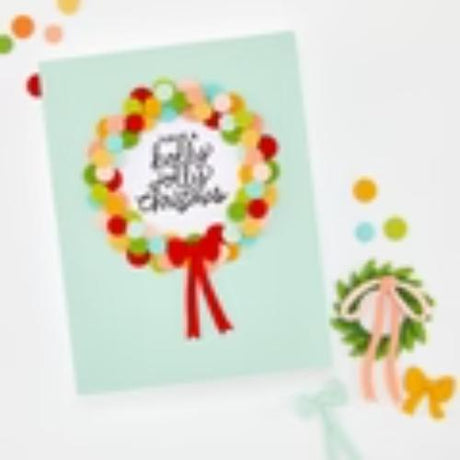 Hero Arts Very Merry Wishes Stamp & Cut