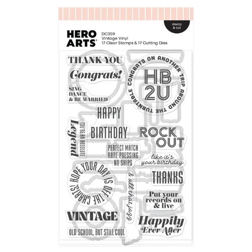 Hero Arts Vintage Vinyl Bundle - Postage as per Actual