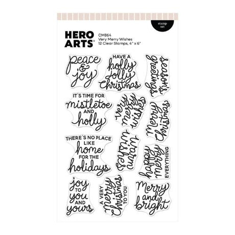 Hero Arts Home for the Holidays Want It All Bundle - Postage as per Actual