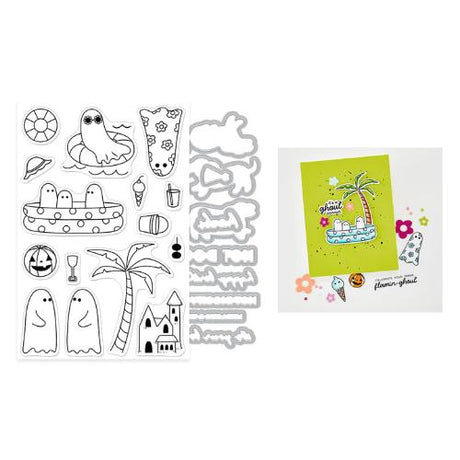 Hero Arts Beach Boos Stamp & Cut