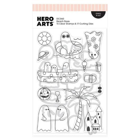 Hero Arts Beach Boos Stamp & Cut