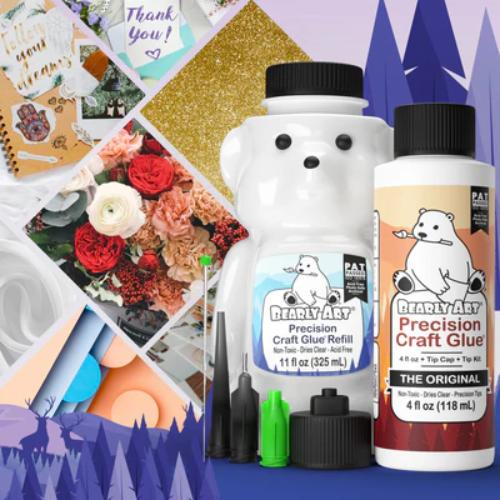 Bearly Art Precision Craft Glue - THE BUNDLE - Postage as per Actual