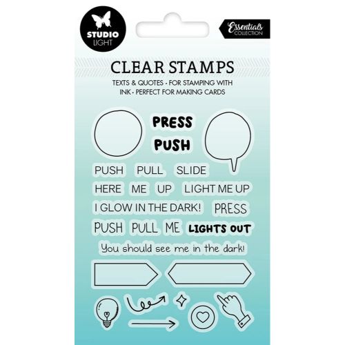 Studio Light Interactions Light Up Your Craft Essentials Clear Stamps
