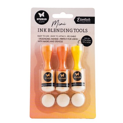 Studio Light Ink Blending Tools + 3 Replacement Foam Pads (Mini)