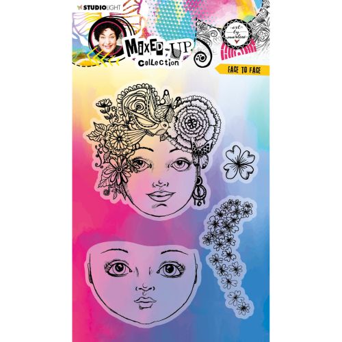 Art By Marlene Mixed-Up Collection Clear Stamp Face To Face