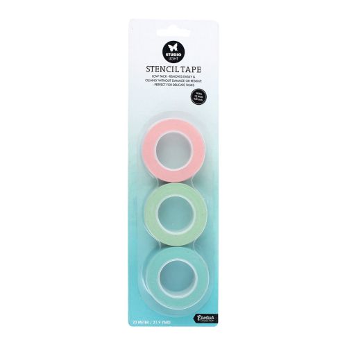 Studio Light Stencil & Stamp Masking Tape Low Tack 15mm (3pcs)