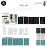 Studio Light Quotes & Letters Essentials Sticker Pad