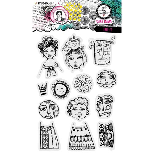 Art By Marlene Signature Collection Clear Stamp Face-It