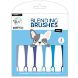 Studio Light Essentials 0.75" Blending Brushes 6/Pkg Nr. 12, Soft Brush Blues - Postage as per Actual