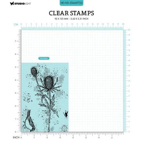 Studio Light Nature's Dream 2 Clear Stamp Thistle (HE-ND-STAMP723)