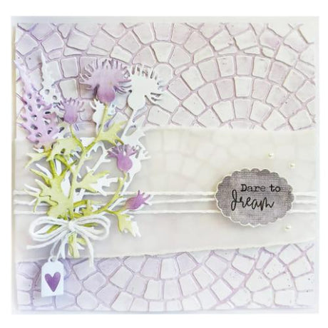 Studio Light Nature's Dream 2 Embossing Folder Vintage Stones (HE-ND-EMB23)