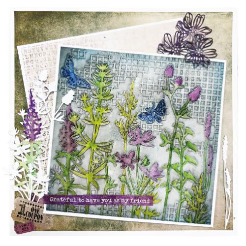 Studio Light Nature's Dream 2 Embossing Folder 3D Botanicals (HE-ND-EMB24)