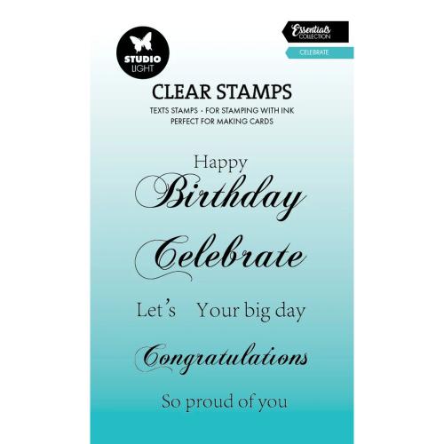 Studio Light Celebrate Essentials Clear Stamp (SL-ES-STAMP744)