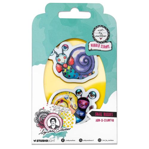 Art By Marlene Signature Collection Cling Stamp Snail Buddies (ABM-SI-STAMP748)