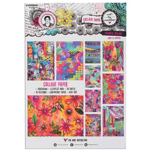 Art By Marlene Signature Collection Collage Paper Colorful Collage (ABM-SI-DPP245)