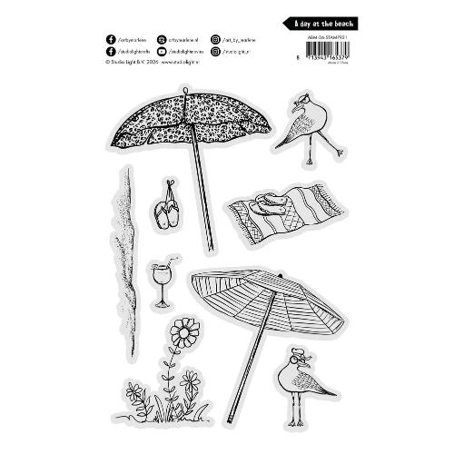 Art By Marlene A Day at the Beach Clear Stamp (ABM-26-STAMP921)
