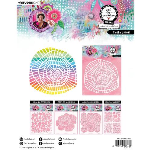 Art By Marlene Funky Spiral Mask (ABM-26-MASK383)