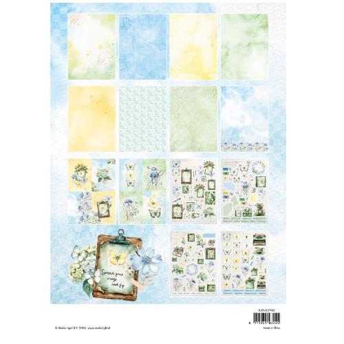 Studio Light Spring Wings Die-cut Designer Paper Pad (SL-ES-DCPP412)
