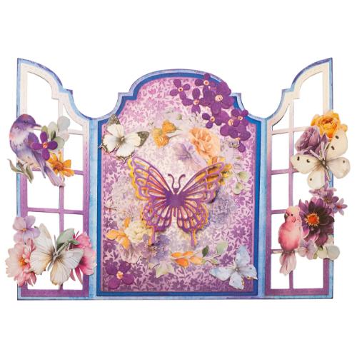 Studio Light Blooming Flowers Die-cut Designer Paper Pad (SL-ES-DCPP413)
