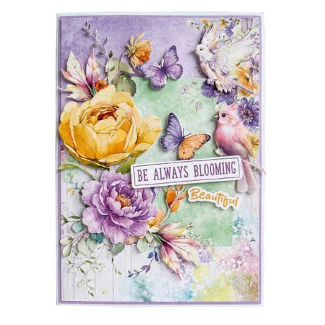 Studio Light Blooming Flowers Die-cut Designer Paper Pad (SL-ES-DCPP413)