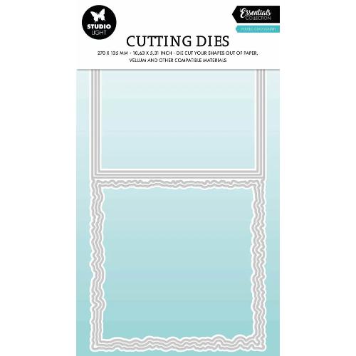 Studio Light Torn Edge Cutting Die Folded Card Square (SL-ES-CD1084)